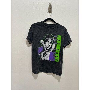 NEW Ice Cube Rap Tee, Stonewashed Gray with Purple and Green, Size S